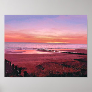 AFFICHE COUCHER DE SOLEIL