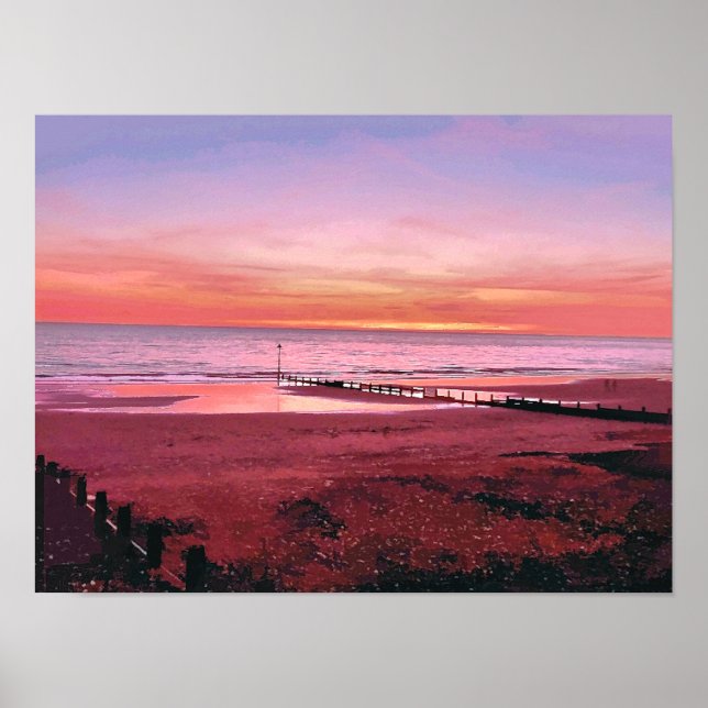 AFFICHE COUCHER DE SOLEIL (Devant)