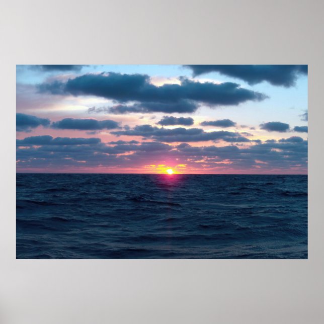 Affiche Coucher de soleil (Devant)