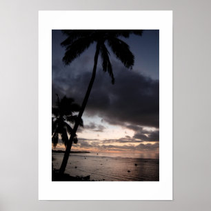 Affiche Coucher de soleil à Guam