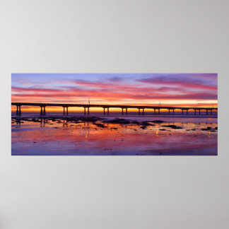 Affiche Coucher de soleil à Ocean Beach -2006