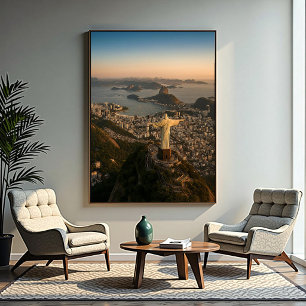 Affiche Coucher de soleil à Rio de Janeiro