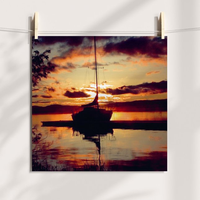 Affiche Coucher de soleil à Rocky Point (Rocky Point Sunset Poster)