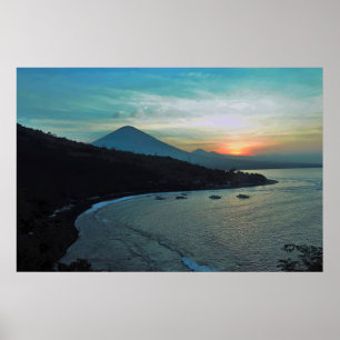 Affiche Coucher de soleil Amed