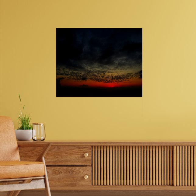 Affiche Coucher de soleil avant la tempête (Salon 2)