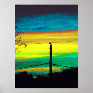 Affiche Coucher de soleil d'Apocalypse