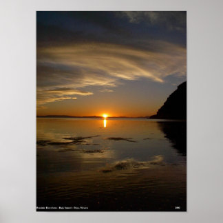 Affiche Coucher de soleil de Baja
