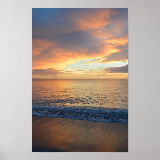 Affiche Coucher de soleil de Sanibel (Devant)