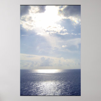 Affiche Coucher de soleil de St Thomas