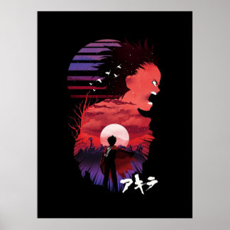 Affiche Coucher de soleil de Tetsuo