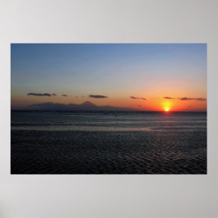 Affiche Coucher de soleil de Trawangan