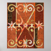 Coucher de soleil doré en CHEFCHAOUEN Papier Colla