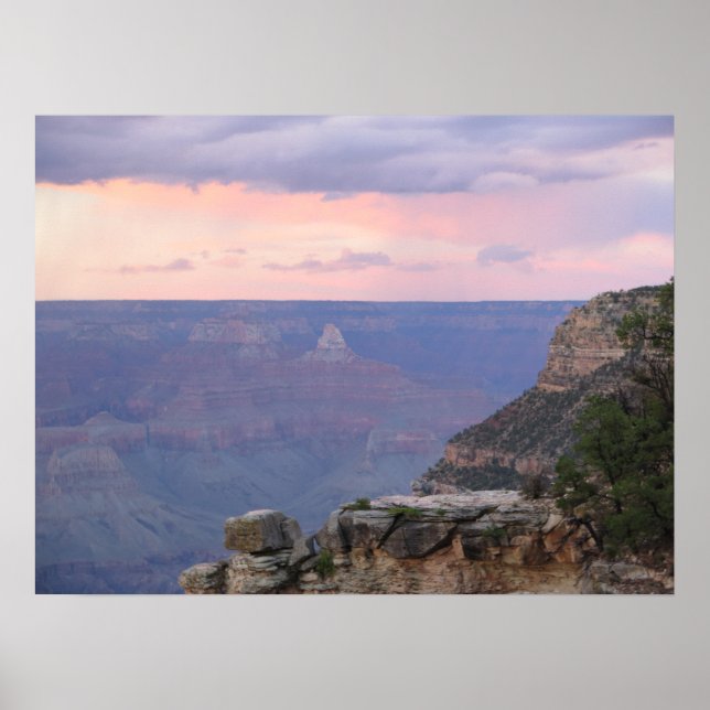 Affiche Coucher de soleil du Grand Canyon (Devant)
