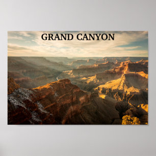 AFFICHE COUCHER DE SOLEIL DU GRAND CANYON