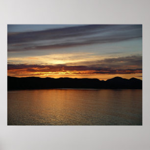 Affiche Coucher de soleil en Alaska II Photographie de l'A