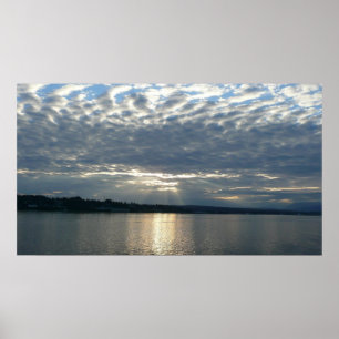 Affiche Coucher de soleil en Colombie-Britannique