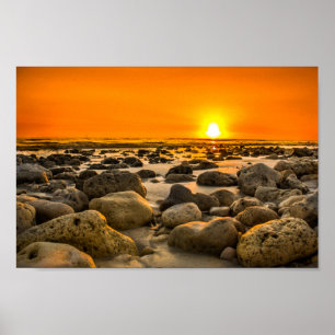Affiche Coucher de soleil en Floride