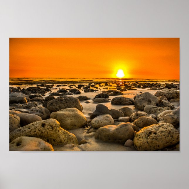 Affiche Coucher de soleil en Floride (Devant)
