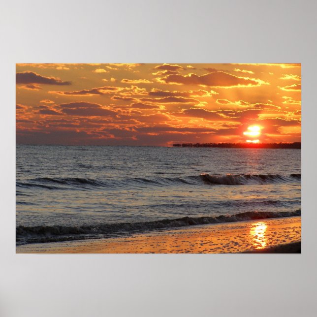 AFFICHE COUCHER DE SOLEIL KATRINA (Devant)