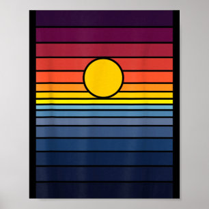 Affiche Coucher de soleil - Lever du soleil