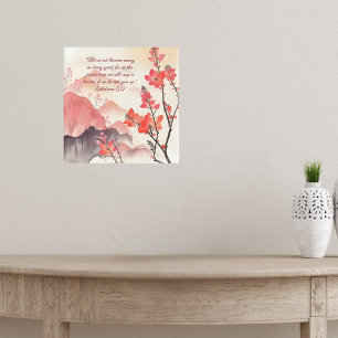 Affiche Coucher de soleil Mocha Verona Montagne Prairie Ve