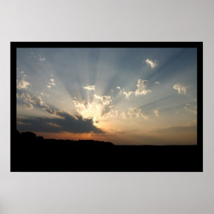 Affiche Coucher de soleil parfait