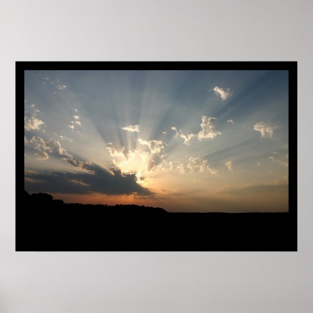 Affiche Coucher de soleil parfait (Devant)