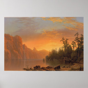 Affiche Coucher de soleil (Paysage de Californie)