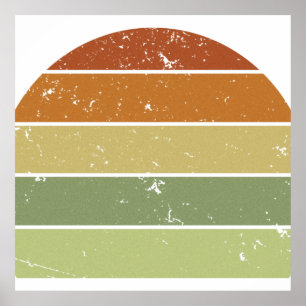 Affiche Coucher de soleil rétrograde