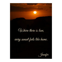 Coucher de soleil romantique Citation d'amour Dése