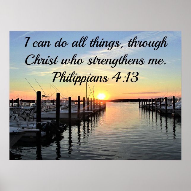 AFFICHE COUCHER DE SOLEIL SUR LE LAC PHILIPPIENS 4:13 (Devant)