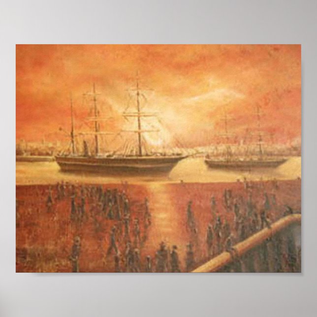 Affiche Coucher de soleil sur le passé (Devant)