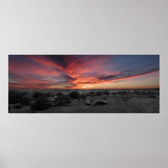 Affiche Coucher de soleil sur Yuma (Devant)