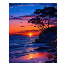 Coucher de soleil tropical