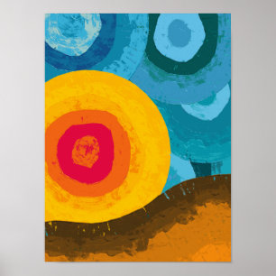 Affiche Coucher de soleil vibrant au Cap-Vert