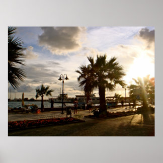 Affiche Coucher du soleil