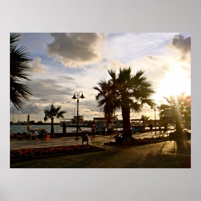 Affiche Coucher du soleil (Devant)