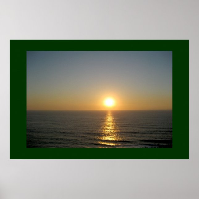 Affiche Coucher du soleil (Devant)