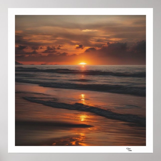 Affiche Coucher du soleil (Devant)