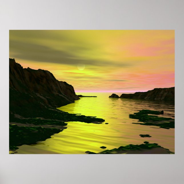 Affiche Coucher du soleil (Devant)