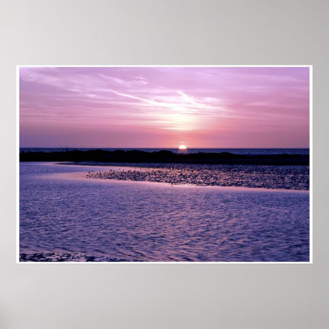 Affiche Coucher du soleil (Devant)