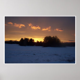 Affiche Coucher du soleil