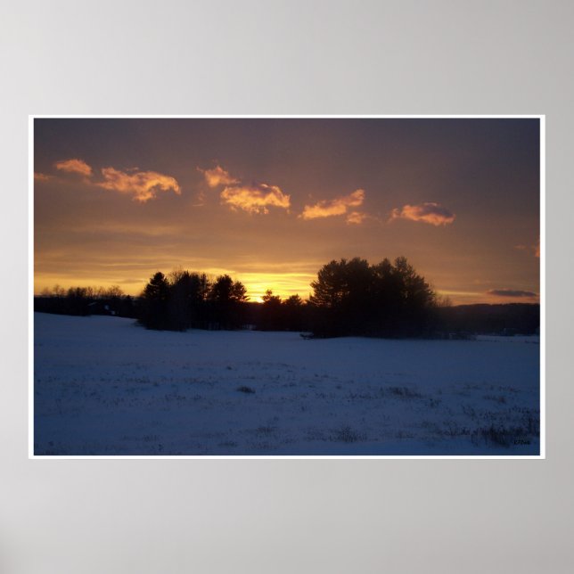 Affiche Coucher du soleil (Devant)