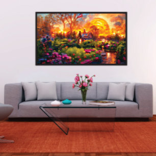 Affiche Coucher du soleil