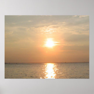 Affiche Coucher du soleil