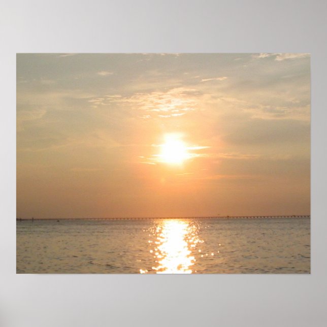 Affiche Coucher du soleil (Devant)