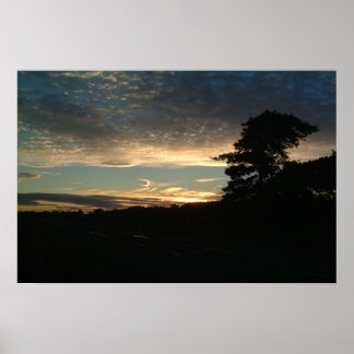 Affiche Coucher du soleil