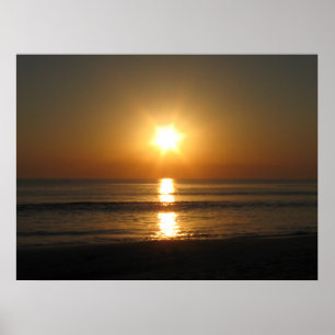 Affiche coucher du soleil 