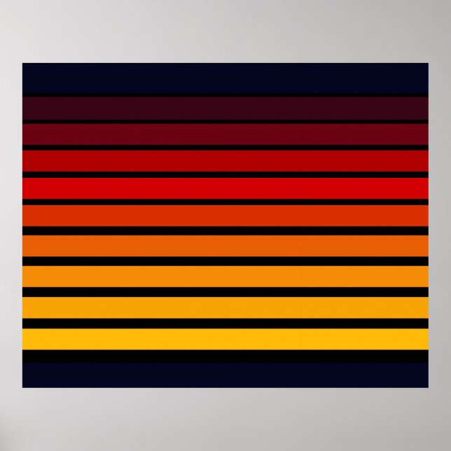 Affiche Coucher du soleil (Devant)