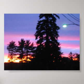 Affiche Coucher du soleil